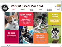 Tablet Screenshot of poidogsandpopoki.org